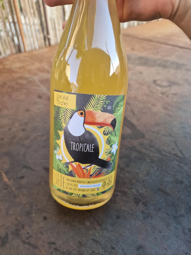 Tropicale - Sete - Vini Naturali - Emiliano Giorgi, Arcangelo Galuppi, Martina D’Alessio 