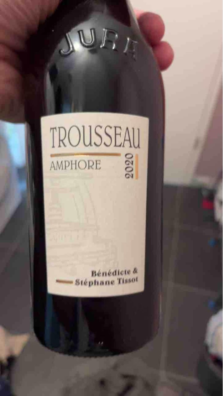 Trousseau Amphore - Domaine André & Mireille Tissot - Bénédicte & Stéphane Tissot 
