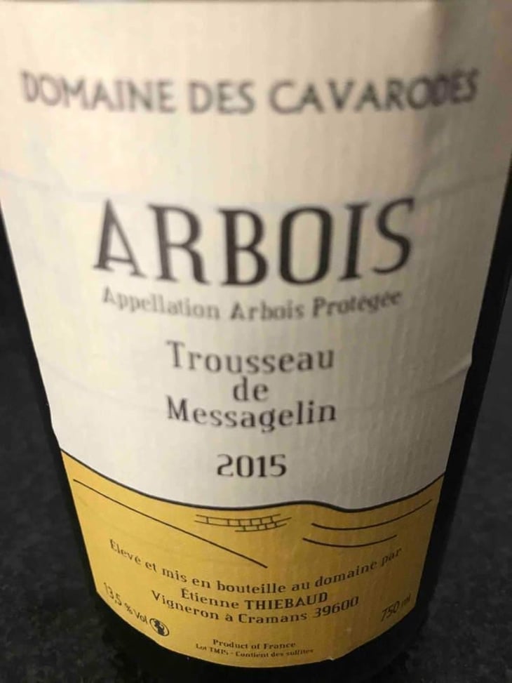 Trousseau de Messagelin - Domaine des Cavarodes - Etienne Thiebaud 