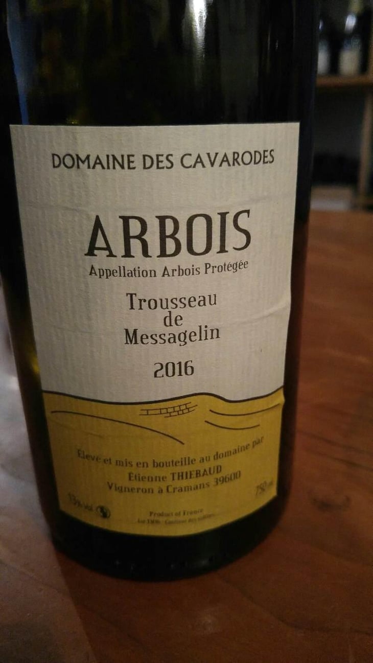 Trousseau de Messagelin - Domaine des Cavarodes - Etienne Thiebaud 