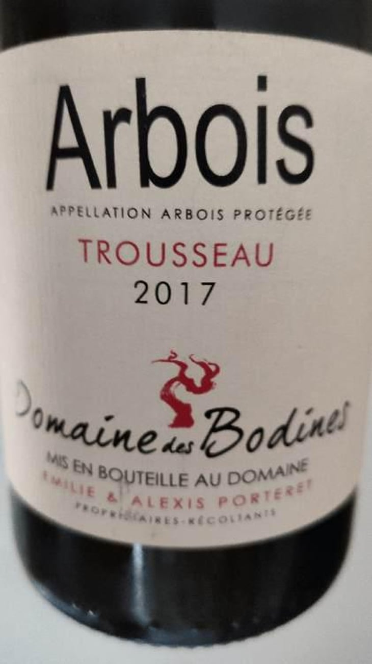 Trousseau - Domaine des Bodines - Emilie & Alexis Porteret 