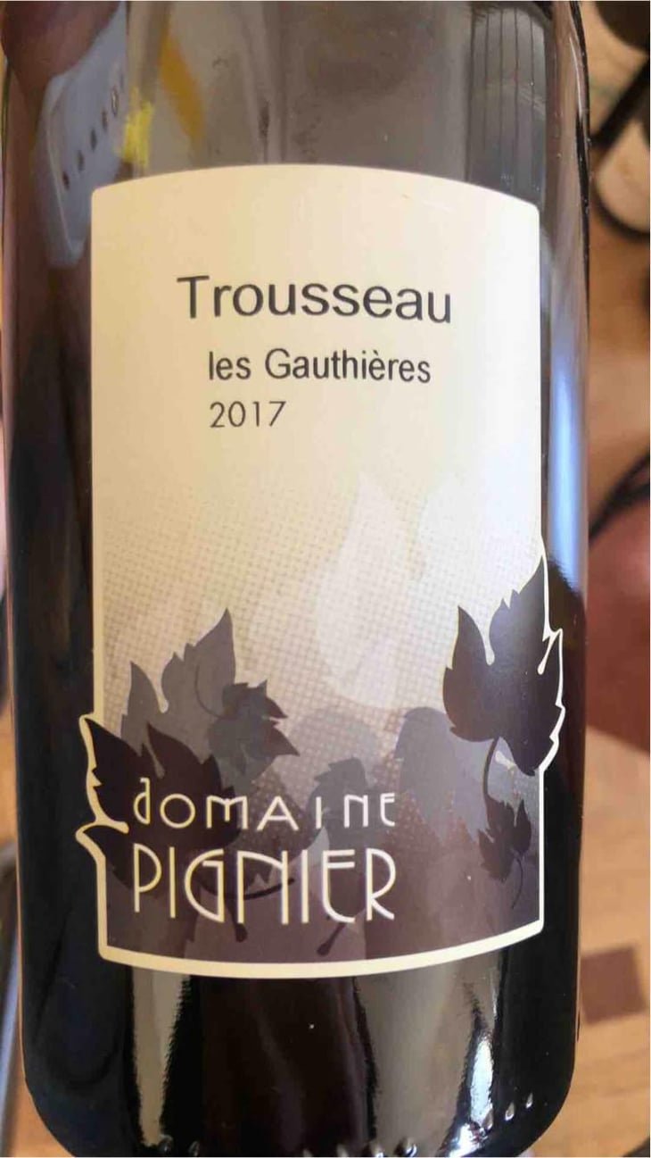 Trousseau les Gauthières - Domaine Pignier - Marie Florence, Antoine & Jean-Etienne Pignier 