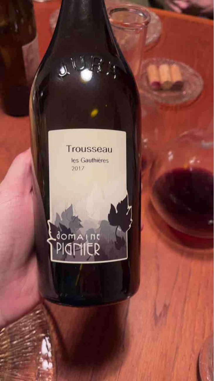 Trousseau les Gauthières - Domaine Pignier - Marie Florence, Antoine & Jean-Etienne Pignier 