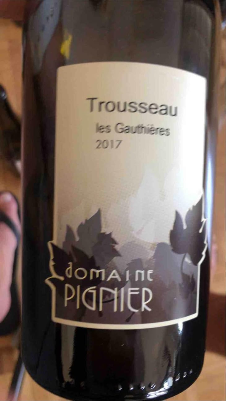 Trousseau les Gauthières - Domaine Pignier - Marie Florence, Antoine & Jean-Etienne Pignier 