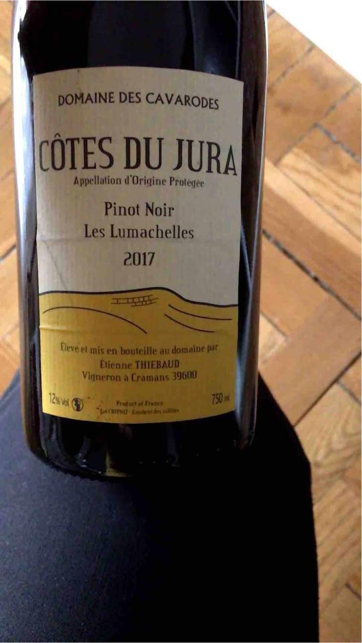 Trousseau Les Lumachelles - Domaine des Cavarodes - Etienne Thiebaud 