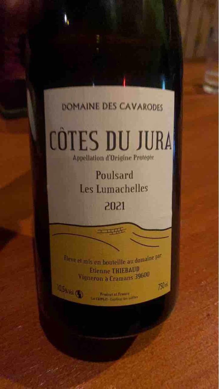 Trousseau Les Lumachelles - Domaine des Cavarodes - Etienne Thiebaud 