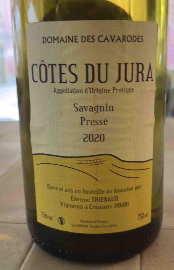 Trousseau Les Lumachelles - Domaine des Cavarodes - Etienne Thiebaud 