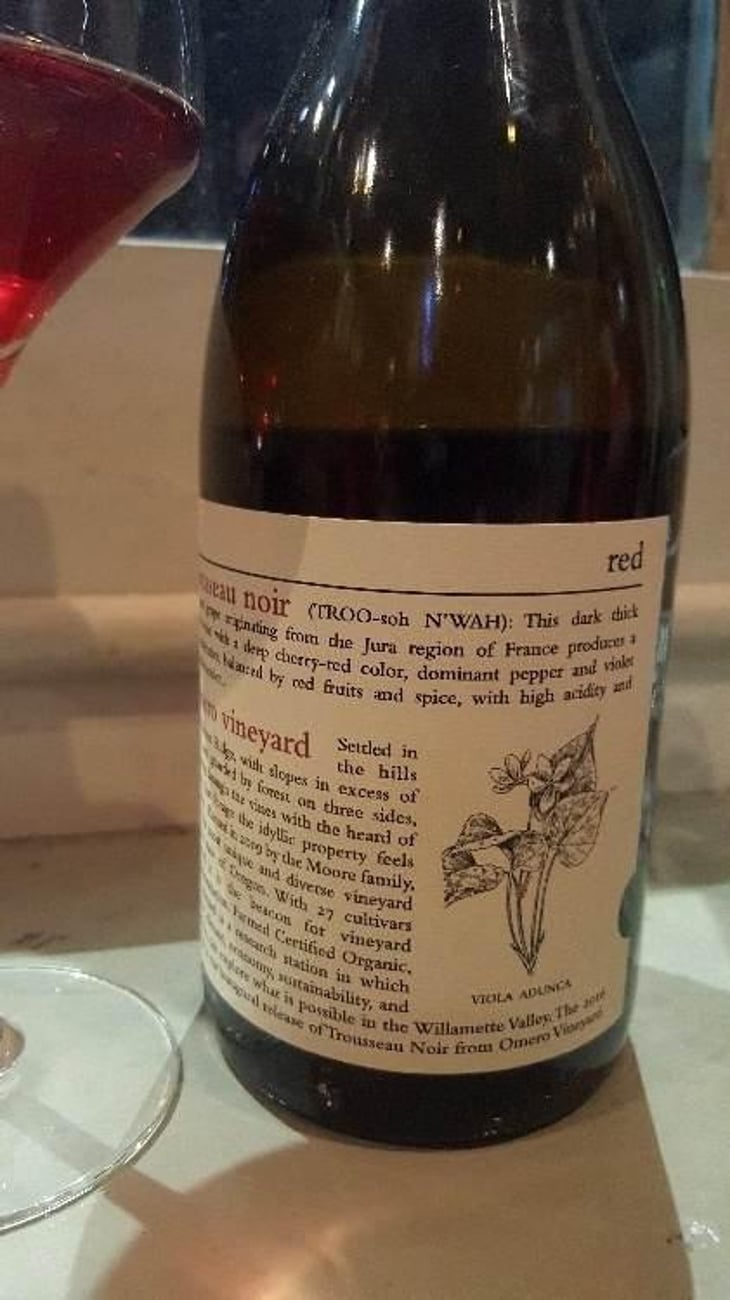 Trousseau Noir - Minimus Wines / Omero/ Origin / Craft Wine Co. - Laura Cusick & Meredith Bell 