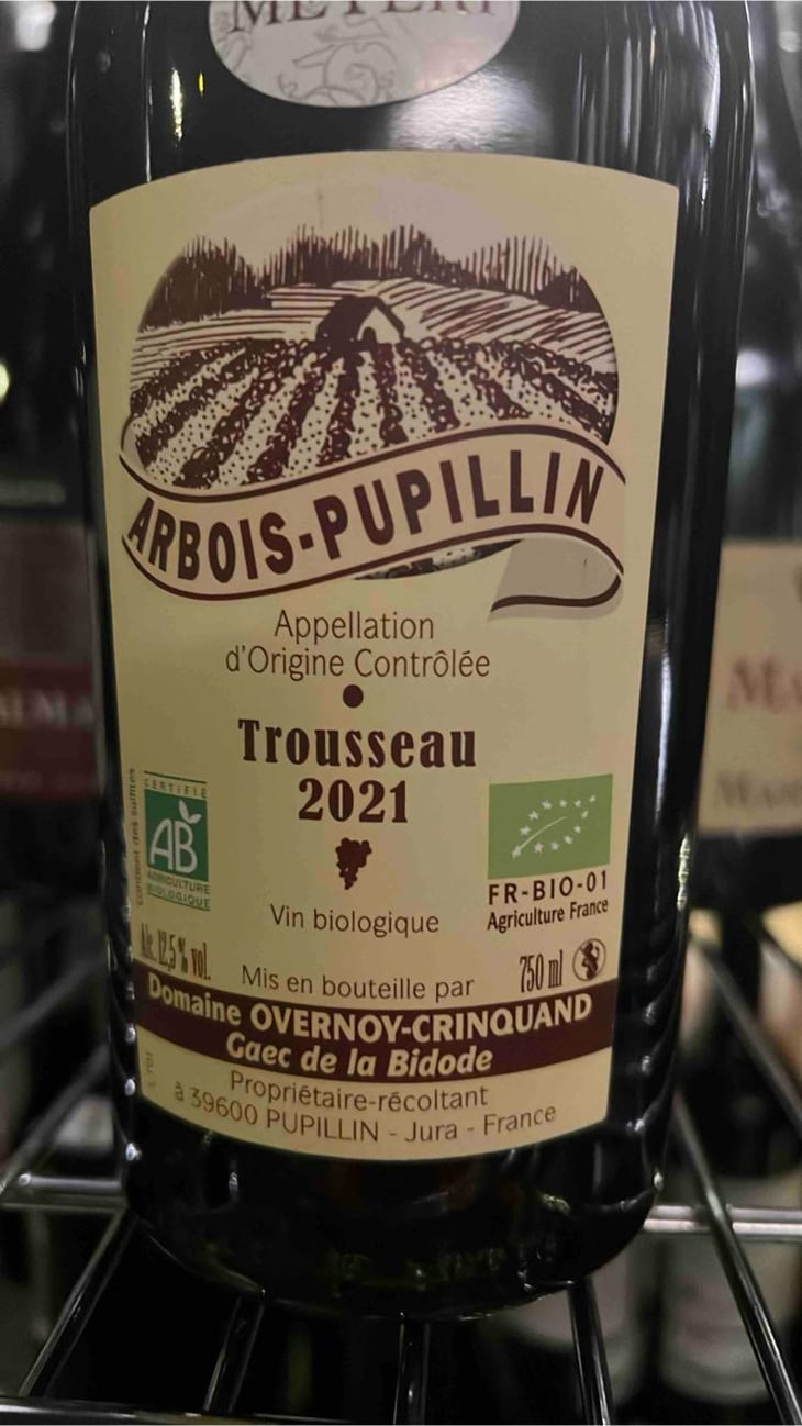 Trousseau - Overnoy-Crinquand - Mickaël & Romaric Crinquand 