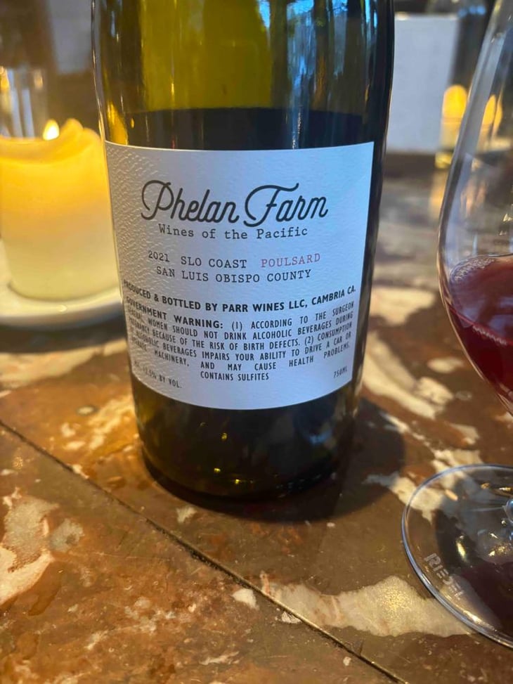 Trousseau - Phelan Farm - Phelan Family & Rajat Parr 