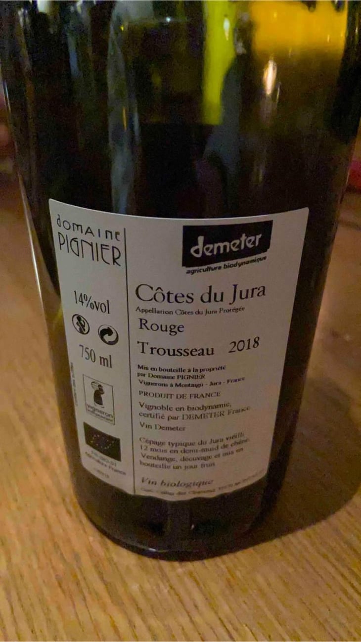 Trousseau - Domaine Pignier - Marie Florence, Antoine & Jean-Etienne Pignier 