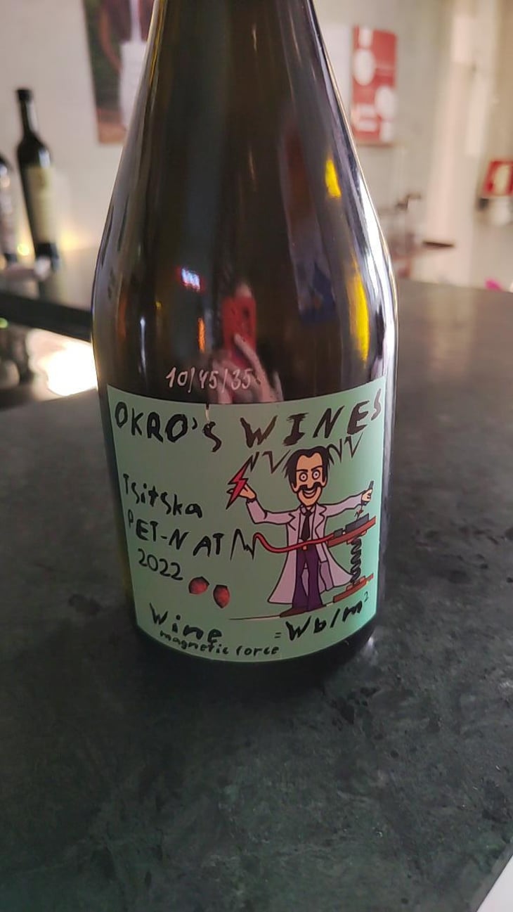 Tsolikouri Pet Nat - Okro's Wines - John Okruashvili 