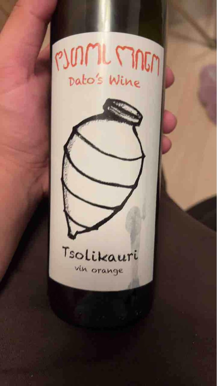 Tsolikauri - Kobidzeebis marani - Dato’s Wine - Davit & Tariel Kobidze 