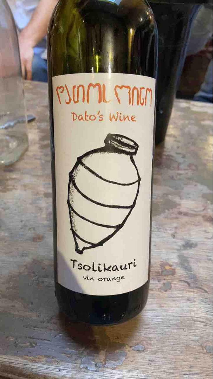 Tsolikauri - Kobidzeebis marani - Dato’s Wine - Davit & Tariel Kobidze 