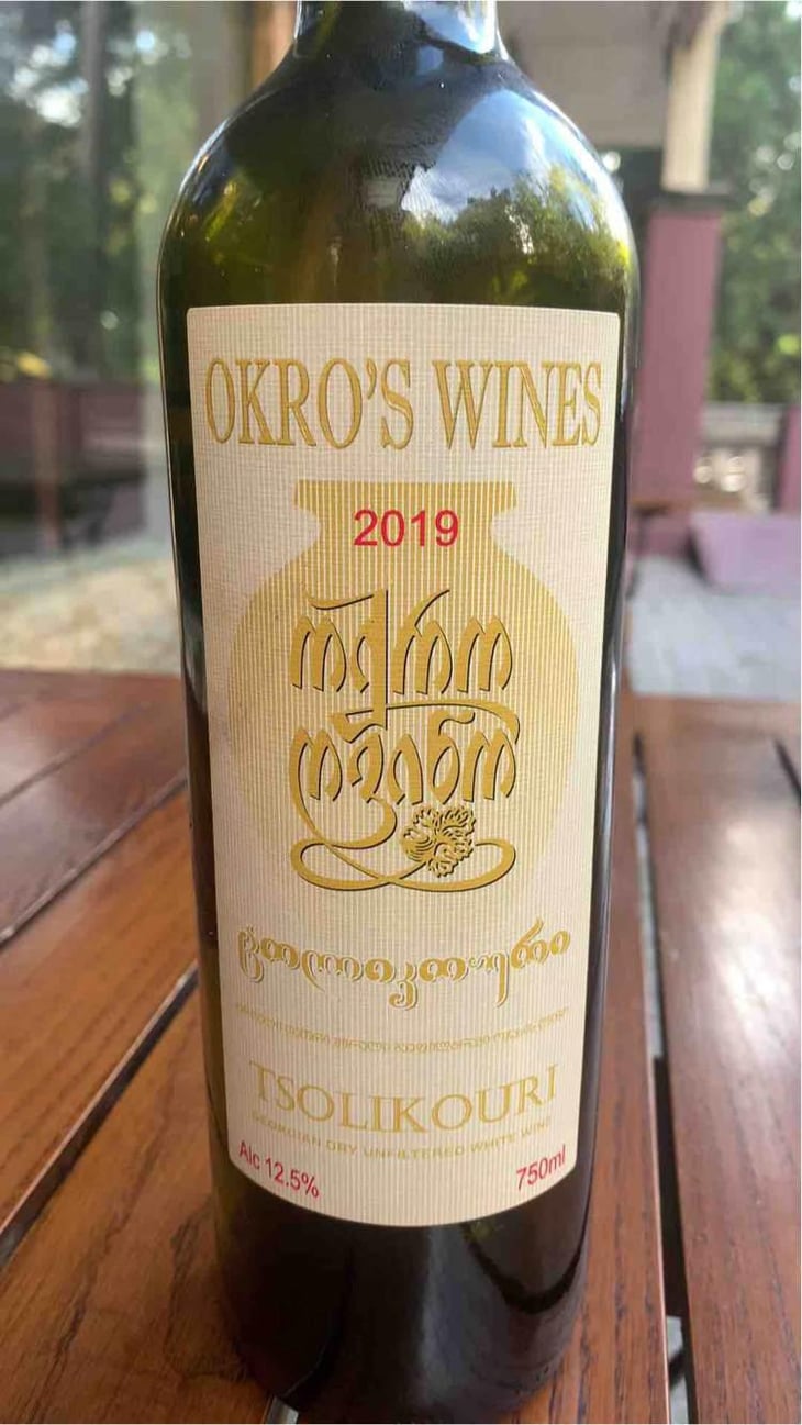 Tsolikouri - Okro's Wines - John Okruashvili 