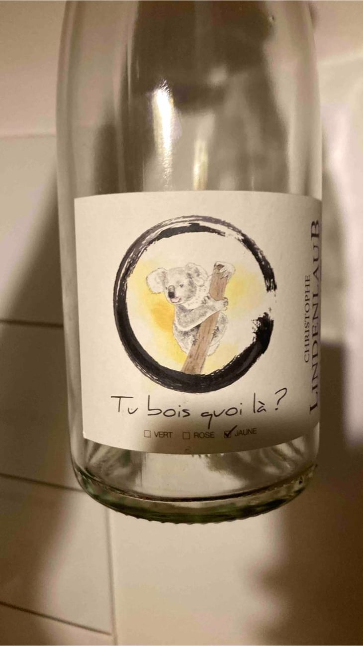 Tu bois quoi là ? Jaune - Lindenlaub - Christophe Lindenlaub -2021