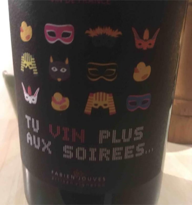 Tu Vin Plus Aux Soirées - Mas del Périé - Fabien Jouves 