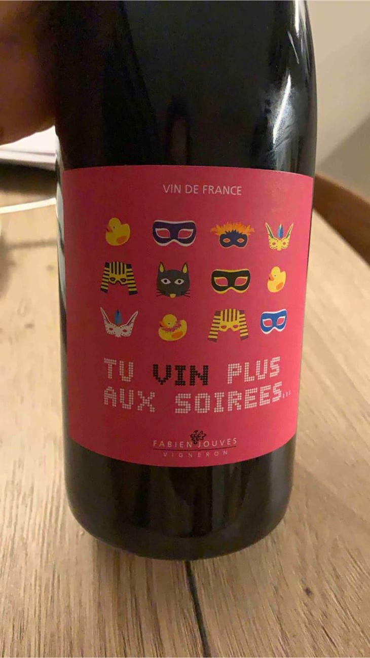 Tu Vin Plus Aux Soirées - Mas del Périé - Fabien Jouves 