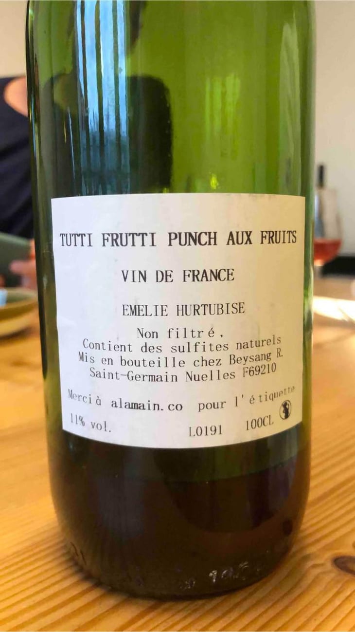 Tutti Frutti Punch Aux Fruits - Lapins Des Vignes - Raphaël Beysang & Emélie Hurtubise 