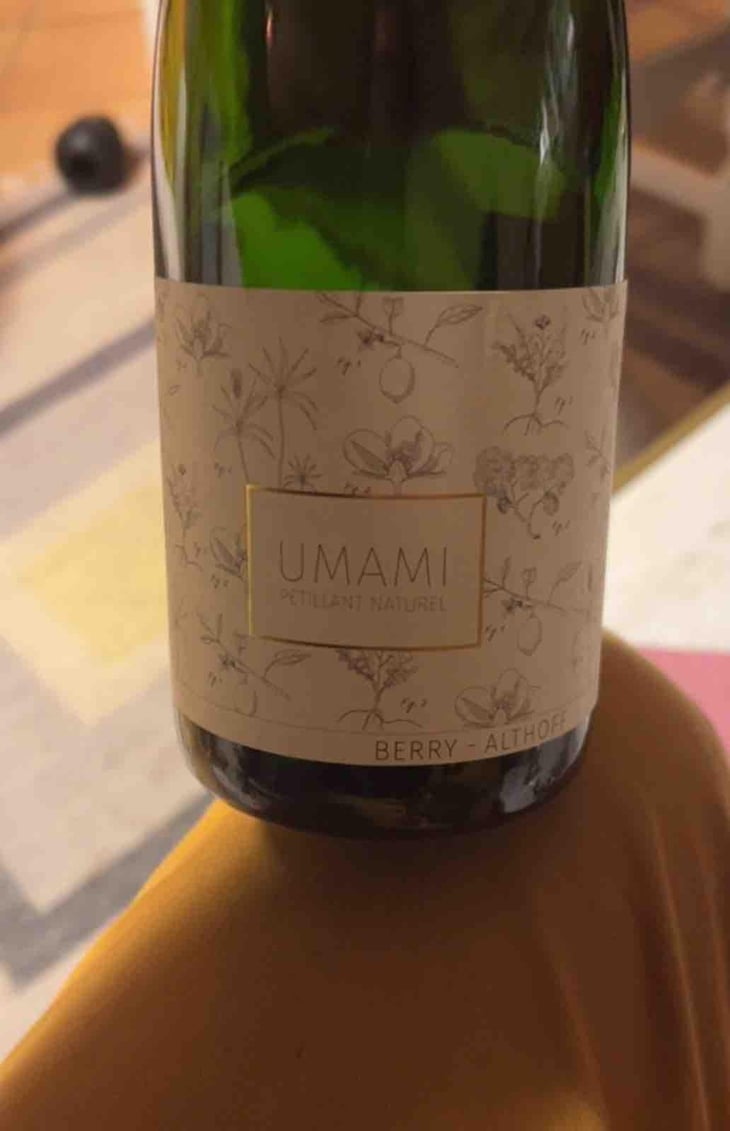 Umami 2022 - Domaine Berry - Althoff & Le Quai à Raisins - Imogen Berry & Robin Althoff 