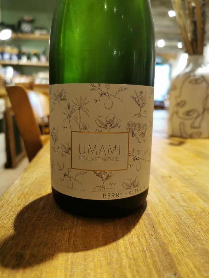 Umami 2022 - Domaine Berry - Althoff & Le Quai à Raisins - Imogen Berry & Robin Althoff 