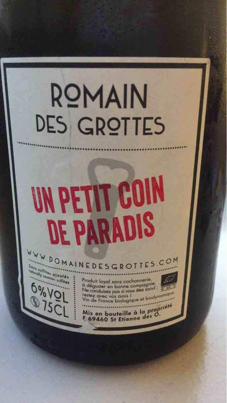 Un Petit Coin de Paradis - Domaine des Grottes - Romain des Grottes 