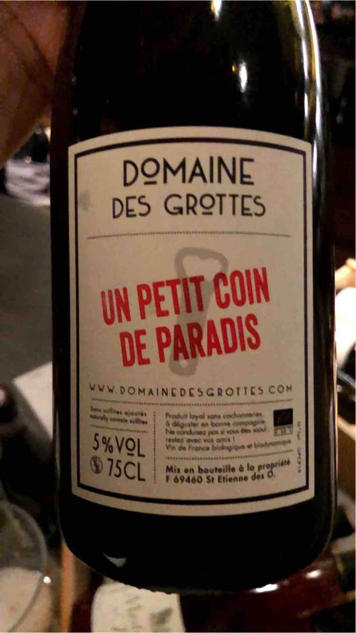 Un Petit Coin de Paradis - Domaine des Grottes - Romain des Grottes 