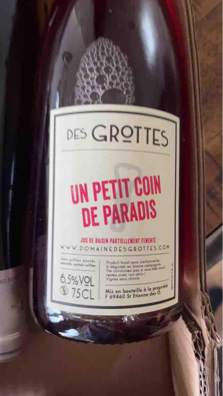Un Petit Coin de Paradis - Domaine des Grottes - Romain des Grottes 