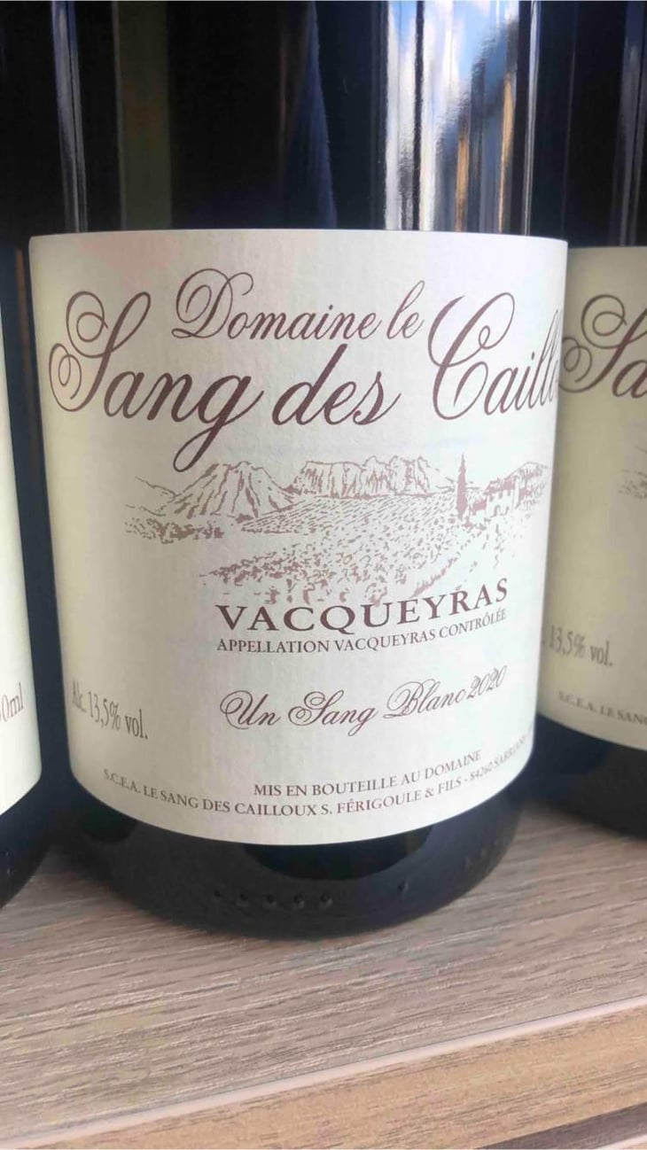 Un Sang Blanc - Le Sang Des Cailloux - Serge & Frédéric Ferigoule -2019