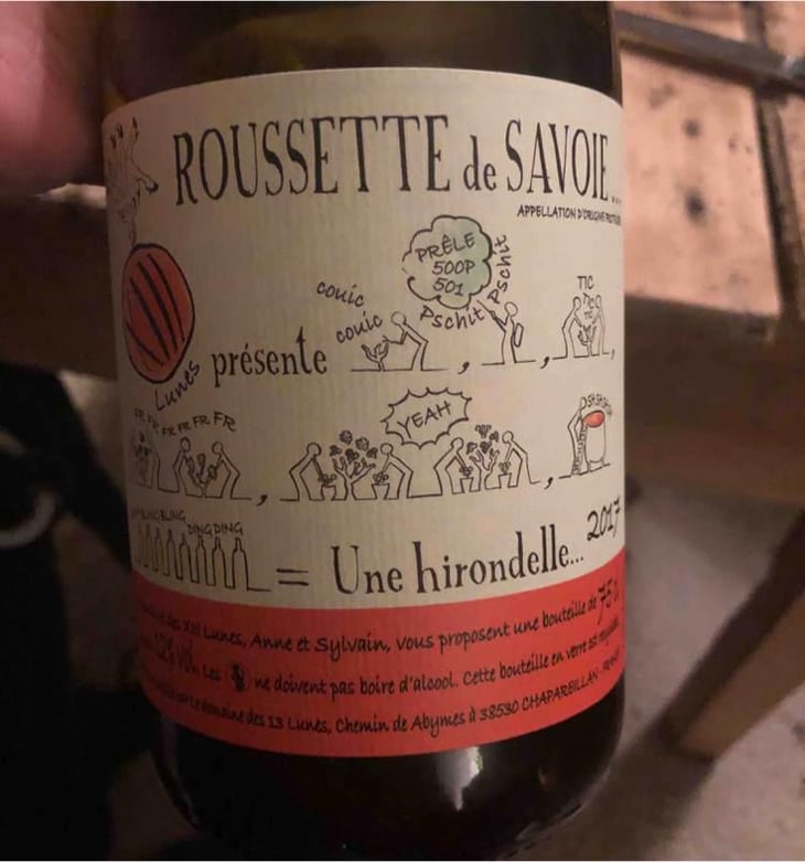 Une Hirondelle - Domaine Des 13 Lunes - Sylvain Liotard & Florent da Conceição 