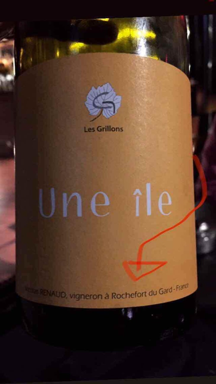 Une Île Rouge - Clos des Grillons - Nicolas Renaud 