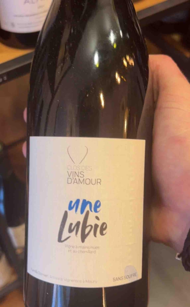 Une Lubie - Clos Des Vins D'Amour - Charles Dornier 