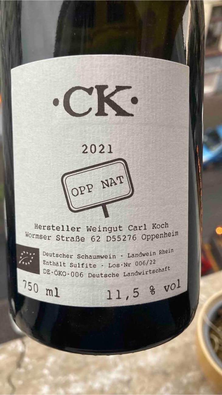 Opp Nat - Weingut Carl Koch - Agustin Novoa -2021