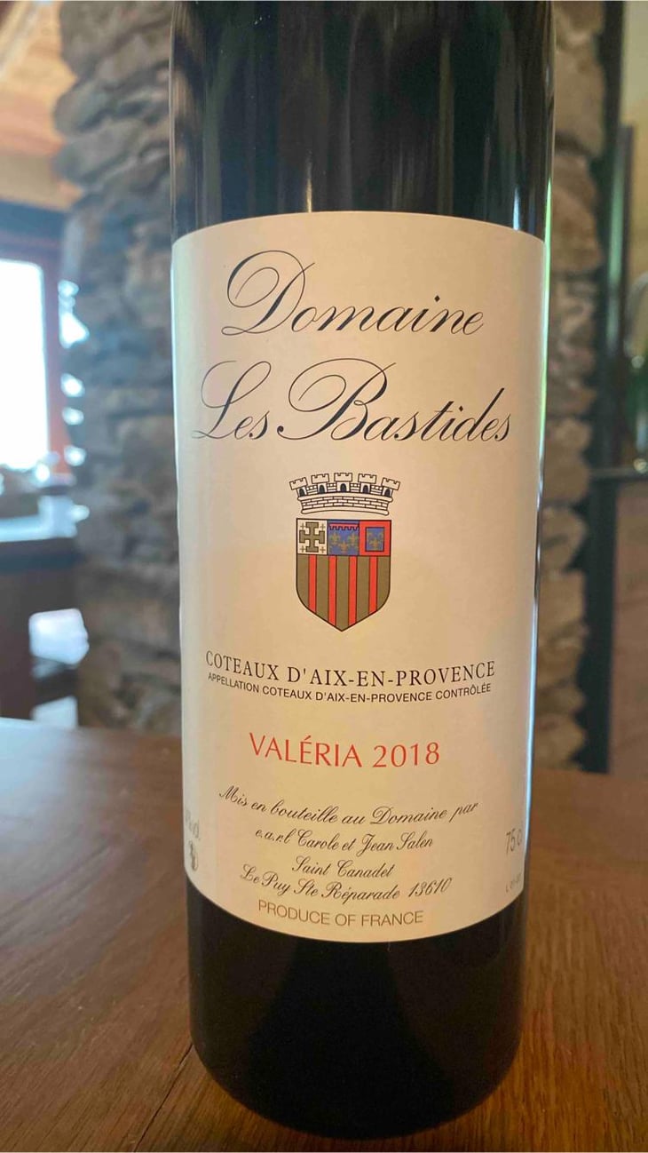 Valéria - Domaine Les Bastides - Carol et Jean Salen -2018