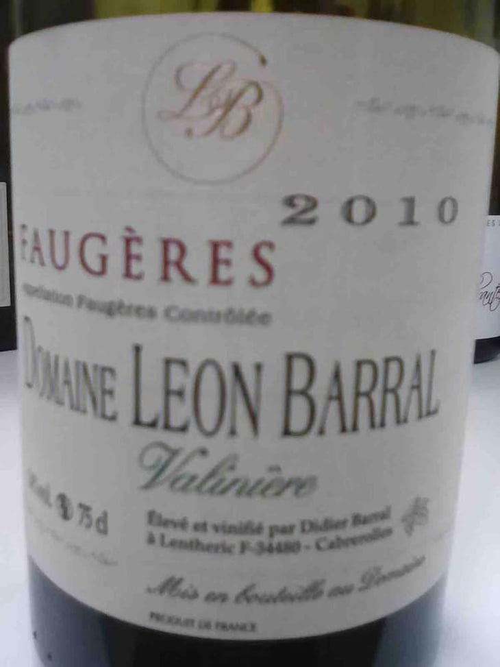 Valinière - Domaine Léon Barral - Didier Barral 