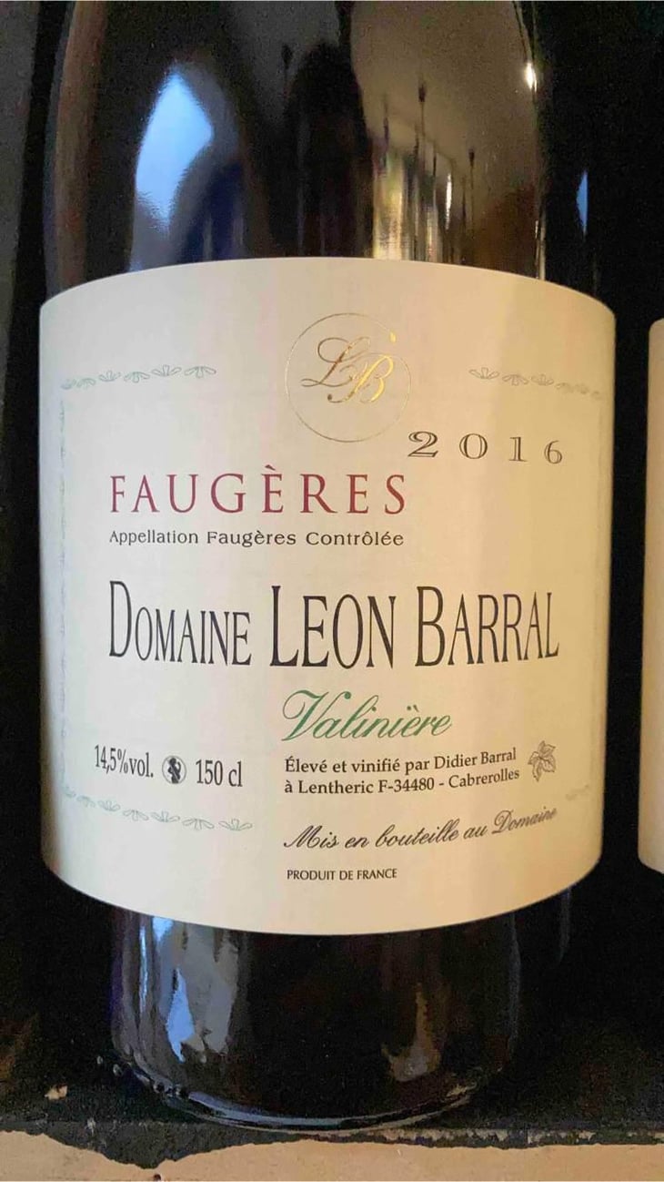 Valinière - Domaine Léon Barral - Didier Barral 