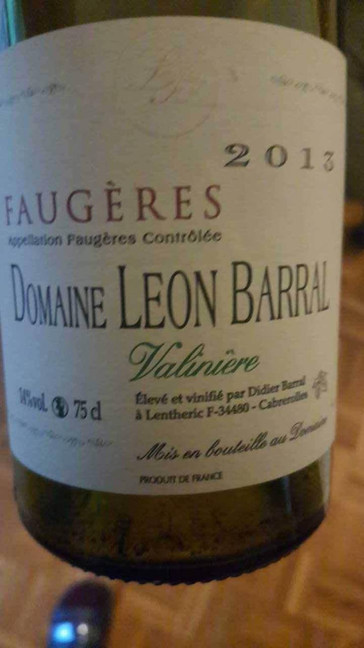 Valinière - Domaine Léon Barral - Didier Barral 