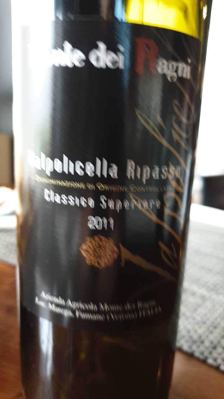 Valpolicella Ripasso - Azienda Agricola Monte dei Ragni - Zeno Zignoli 