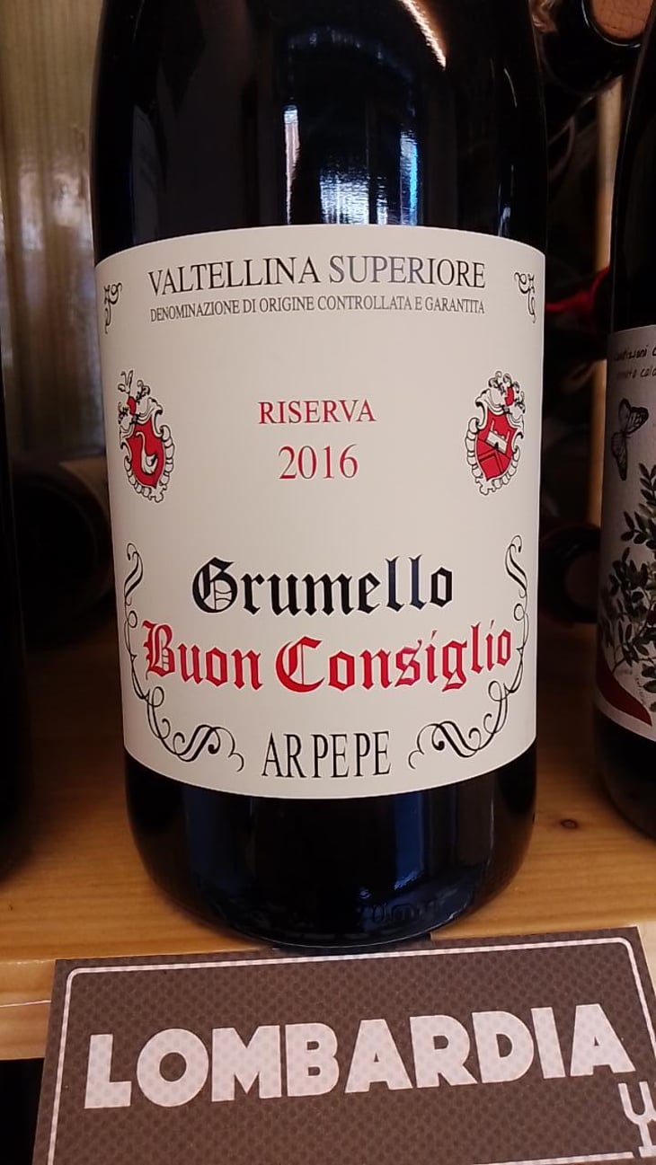 Valtellina Superiore Grumello Riserva Buon Consiglio - Arpepe - Arturo, Guido, Isabella & Emanuele Pelizzatti Perego -2009