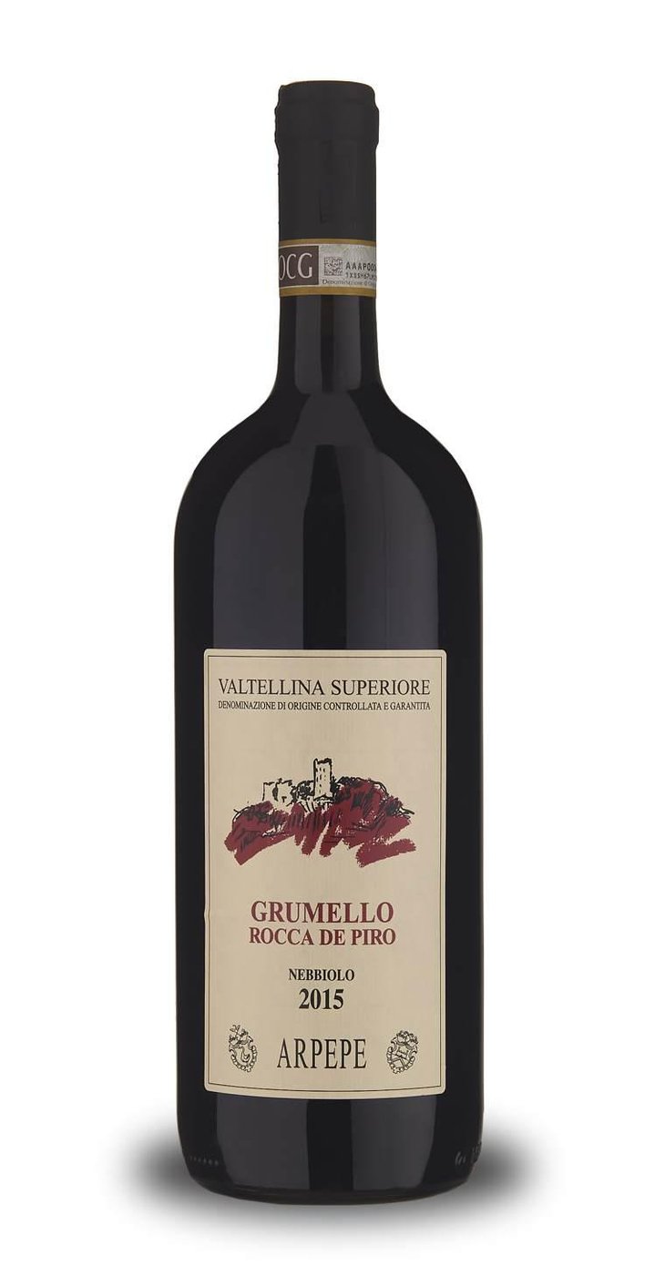 Valtellina Superiore Grumello Rocca de Piro 3L - Arpepe - Arturo, Guido, Isabella & Emanuele Pelizzatti Perego -2015