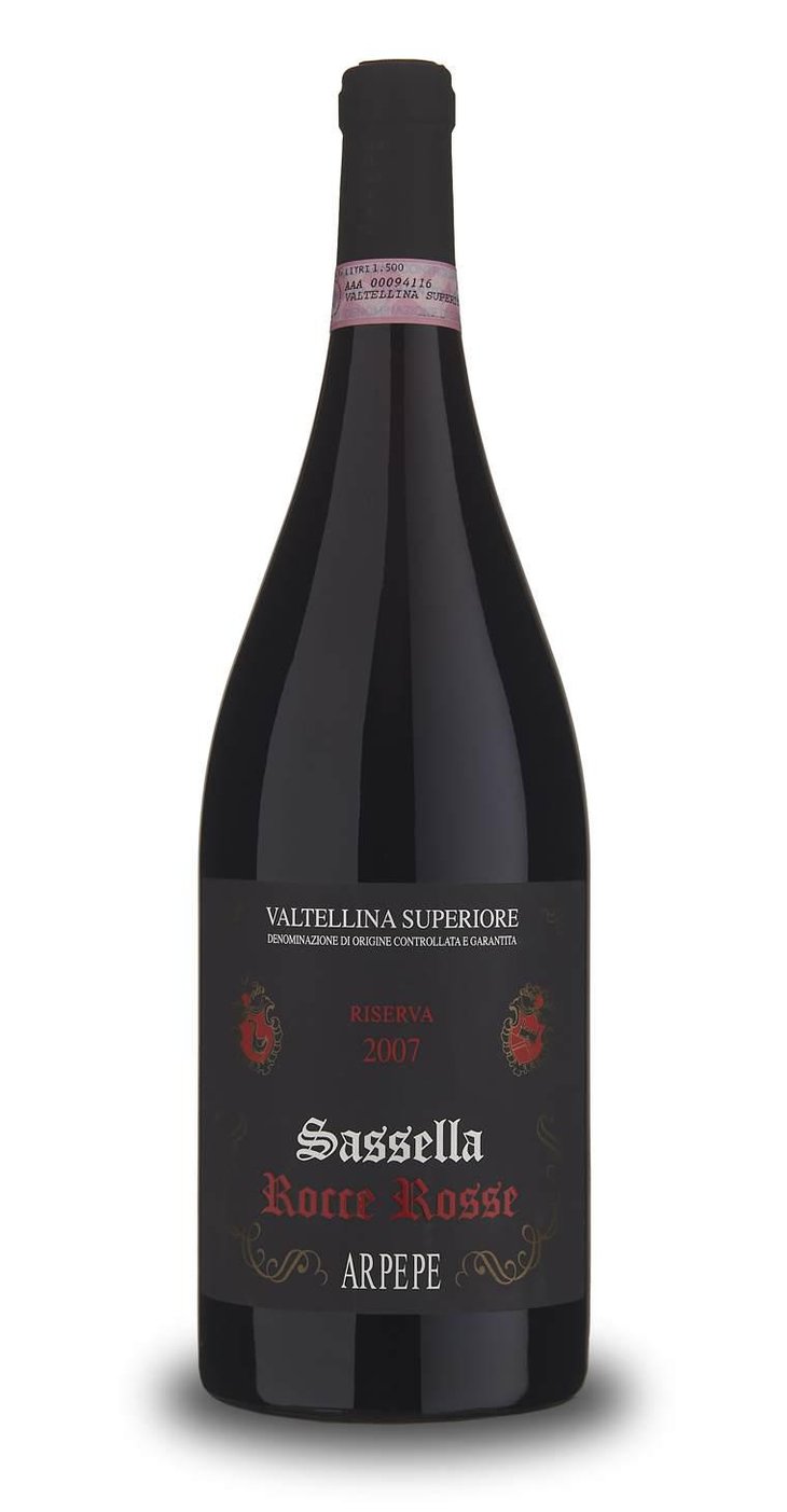 Valtellina Superiore Sassella Riserva Rocce Rosse 1,5L - Arpepe - Arturo, Guido, Isabella & Emanuele Pelizzatti Perego -2007