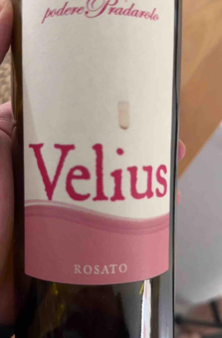 Velius Rosso Asciutto - Podere Pradarolo - Alberto Carretti 