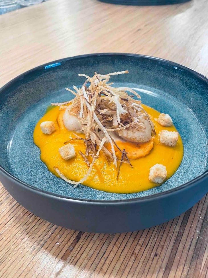 Vellitata Di Zucca Capesante E Porro Fritto - Naturalmente Jhonny - 686731