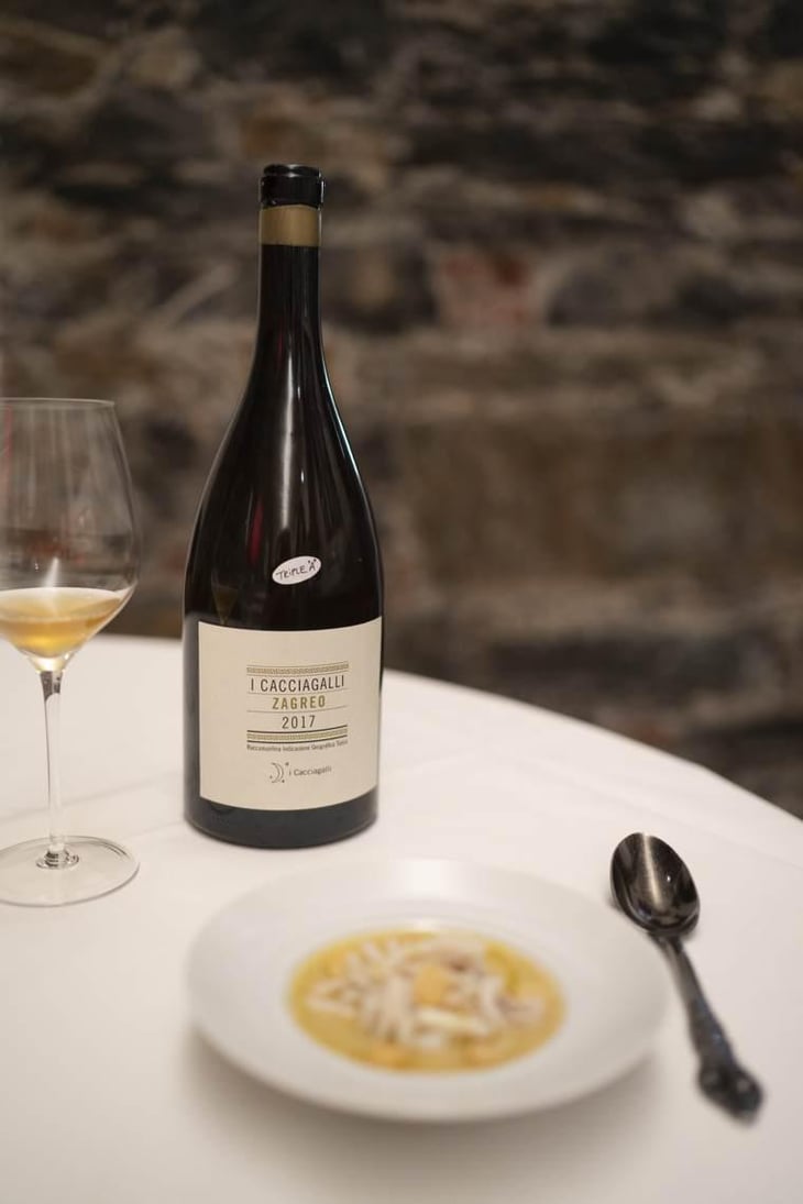 Vellutata Di Zucca Con Calamari In Panatura Di Mandorle - Osteria Della Corte - 498434