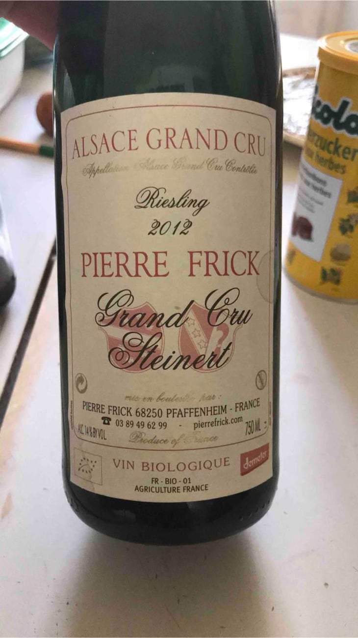 Gewurztraminer Macération Steinert - Domaine Pierre Frick - Jean-Pierre, Chantal et Thomas Frick 