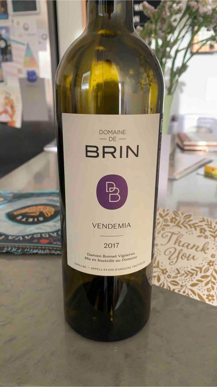 Vendemia - Domaine de Brin - Damien Bonnet 