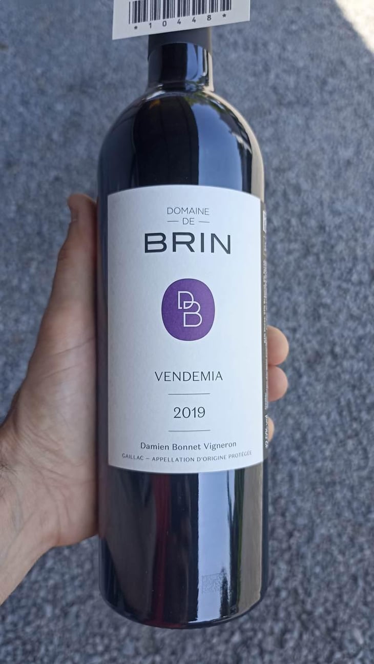 Vendemia - Domaine de Brin - Damien Bonnet 