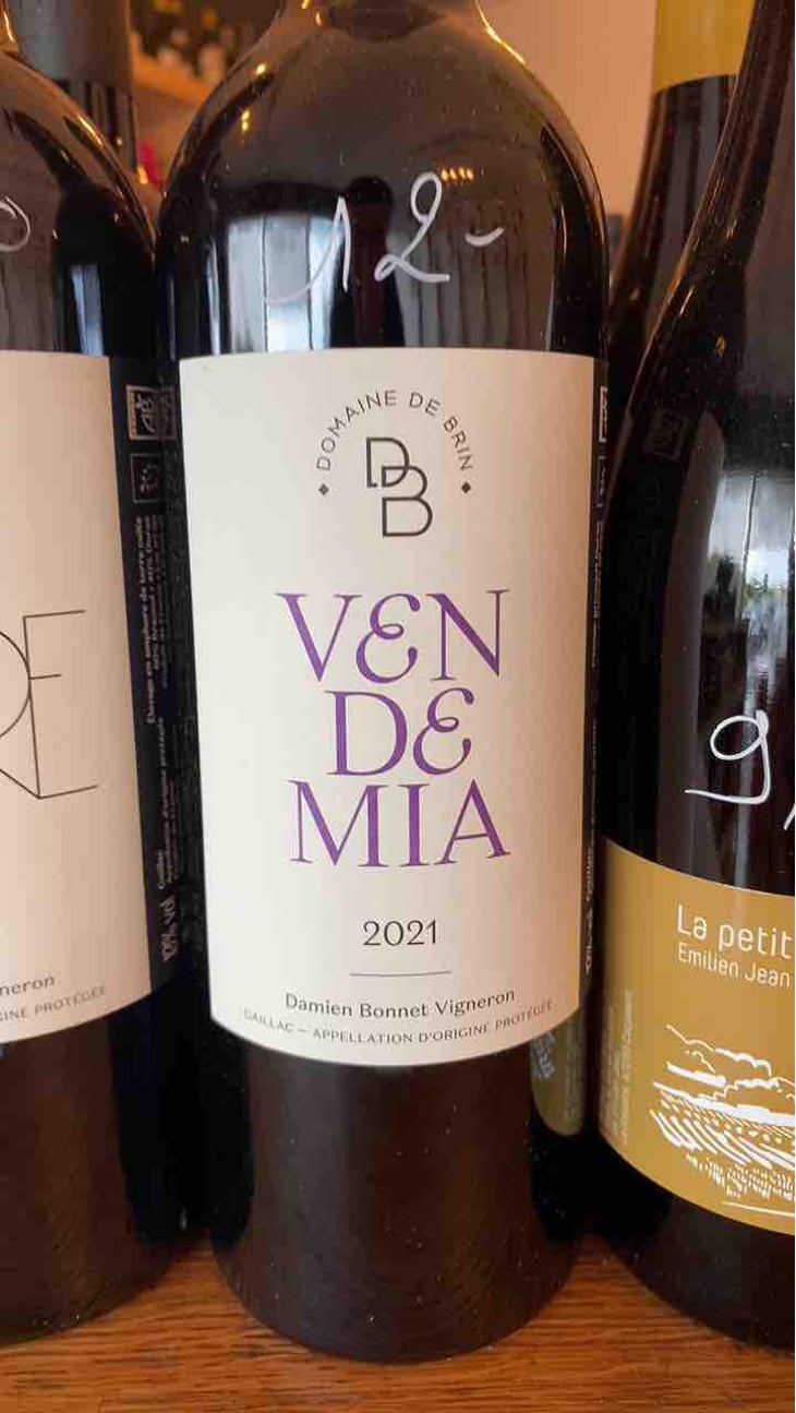 Vendemia - Domaine de Brin - Damien Bonnet 
