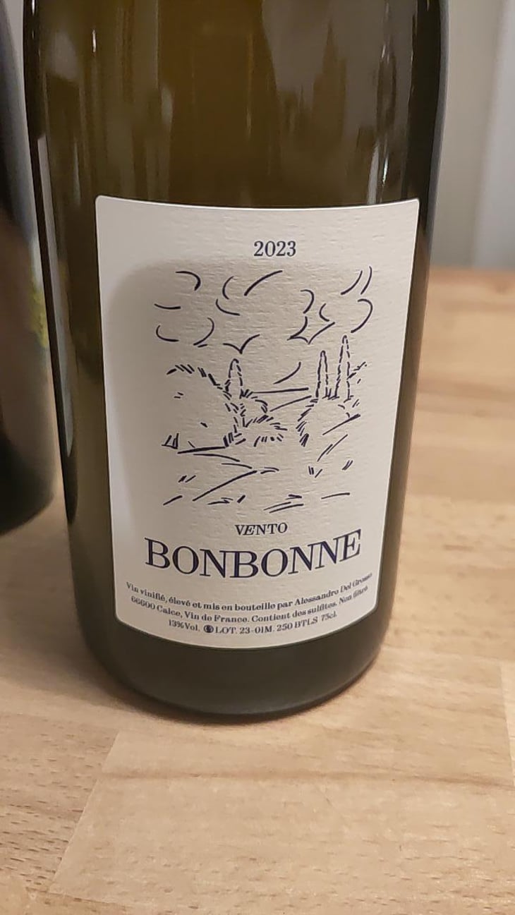 Bonbonne - Domaine Vento - Alessandro del Grosso -2023