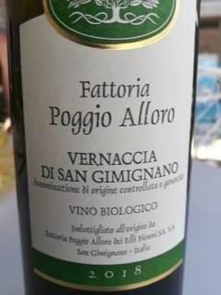 Vernaccia Die San Gimignano - Ellis Fioroni - Poggio Alloro 